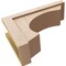 Ekena Millwork 8"W x 24"D x 16"H Classic Emerson Rough Cedar Woodgrain TimberThane Corbel, Primed Tan CORUR08X24X16EMRRCPR - alternate 4